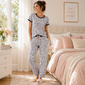 Juniors Pillow Talk Short Sleeve Panda Do Not Disturb Pajama Set - image 1