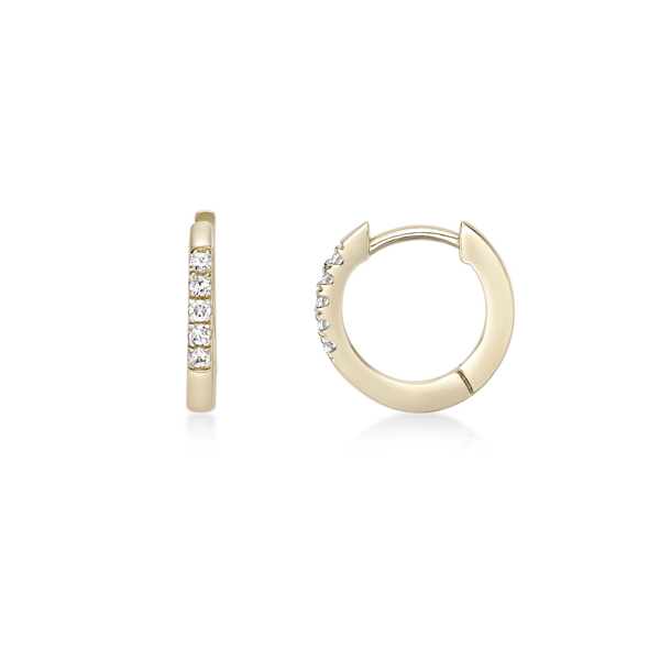 Brilliant Grown 1/10ctw. Lab-Grown Diamond Hoop Earrings