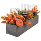 Northlight Seasonal 27in. Pumpkin Triple Pillar Candle Holder - image 2