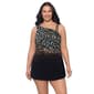 Plus Size Swimshaper Leopard In The Mist Brianna Swimdress - image 1
