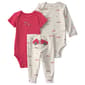 Baby Boy (NB-24M) Carter''s Ib Race Car Print 3Pc Set - image 1