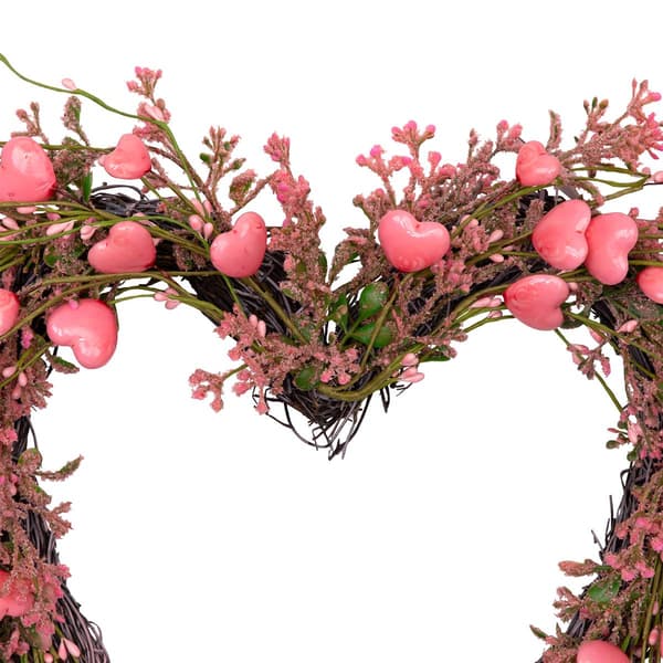 Northlight Seasonal Hearts Artificial Valentine''s Day Wreath