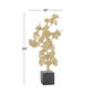 9th & Pike® Gold Contemporary Ginko Leaf Sculpture - image 8