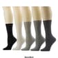 Womens Cuddl Duds&#174; 5pk. Scallop Crew Socks - image 3