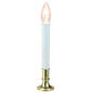 Northlight Seasonal White and Gold Christmas Candle Lamp - image 1