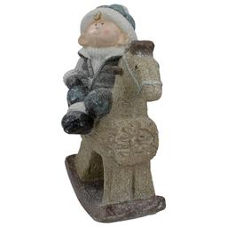 Northlight Boy on Rocking Horse Christmas Figure