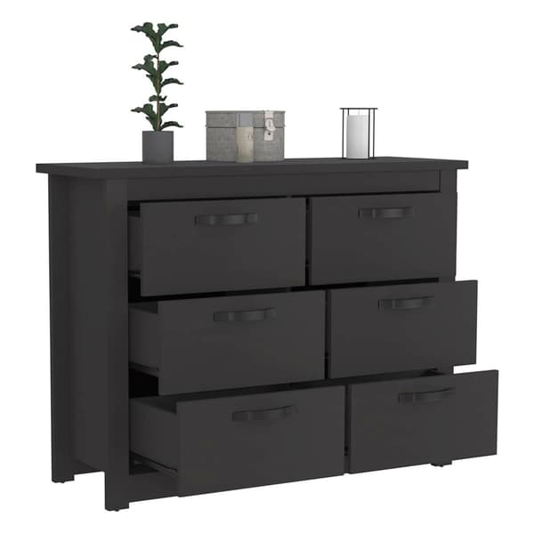 FM FURNITURE Westport 6 Drawer Double Dresser