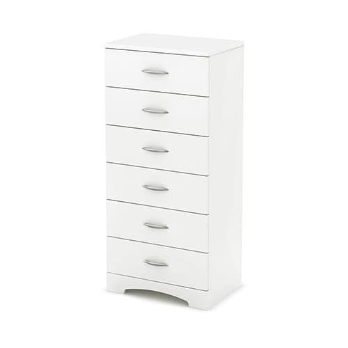 South Shore Step One 6-Drawer Chest - White - image 