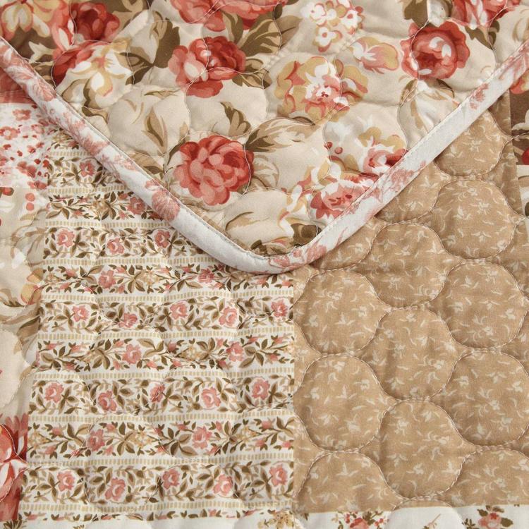 Laura Ashley Harrietta Patchwork Cotton Quilt Set