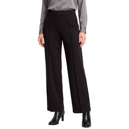 Womens Runway Ready Soft Pull On Trouser Pants with Front Seam