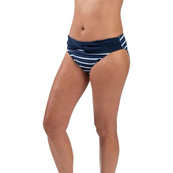 Womens Dolfin® Aquashape Contemporary Nautical Brief Swim Bottom
