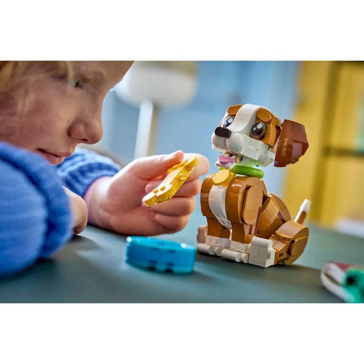LEGO® Creator 3-in-1 Cute Animals: Playful Puppy Dog Building Kit