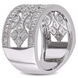 Diamond Classics&#8482; Sterling Silver 1/4ctw. Vintage Ring