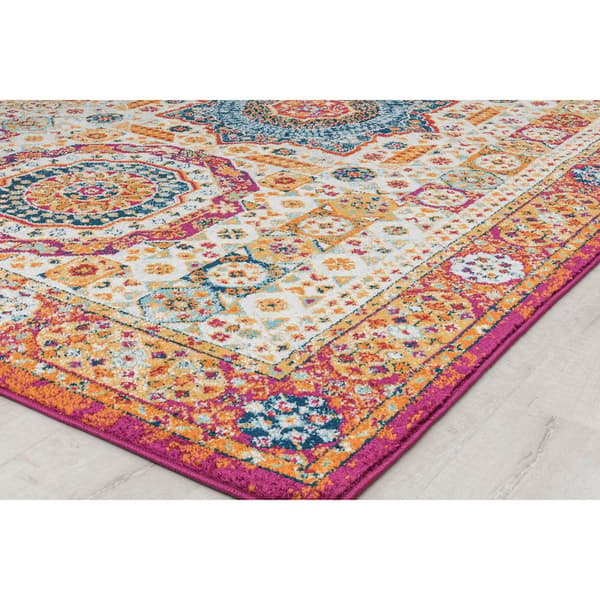 Rugs America™ Hailey Winter Melon Abstract Vintage Area Rug