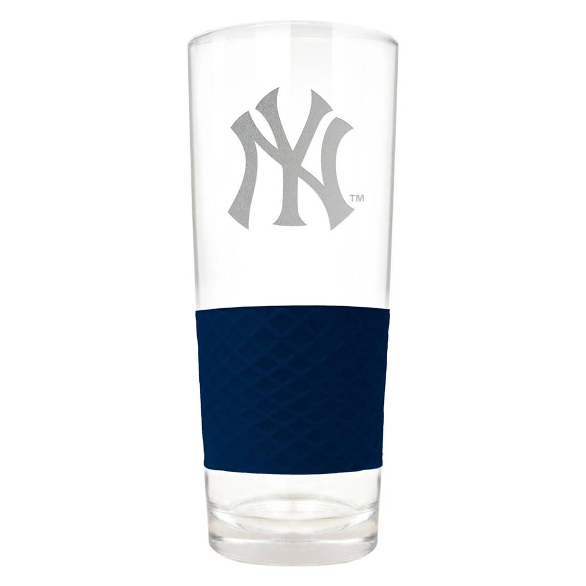 Yankees 22oz. Laser Etched Score Glass