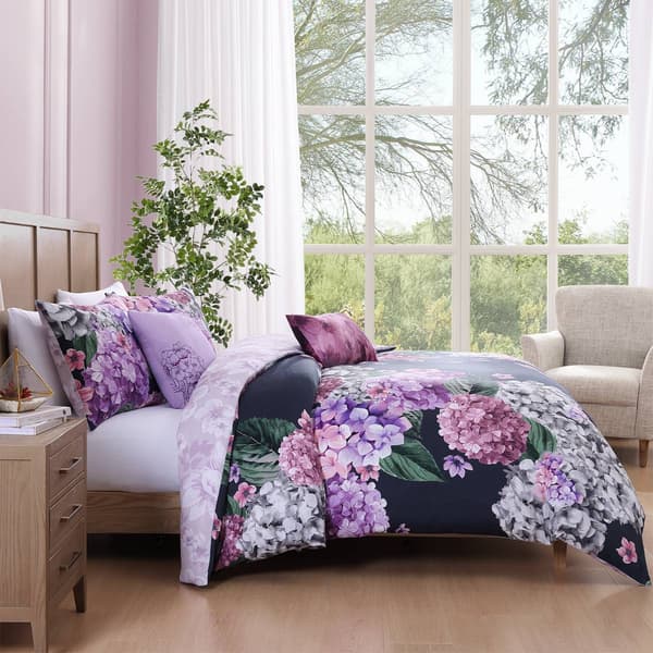 Bebejan&#174; Purple Bliss Cotton 5pc. Reversible Comforter Set