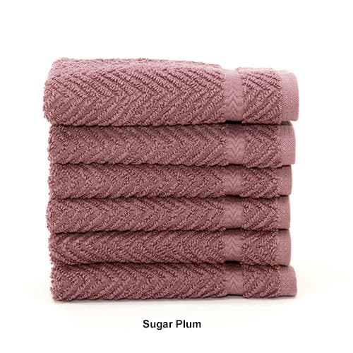 Linum 6pc. Herringbone Washcloths Set