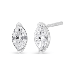 Haus of Brilliance Marquise Lab Grown Diamond Stud Earrings