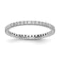 Endless Affection(tm) White Gold 14kt. Eternity Band - image 1