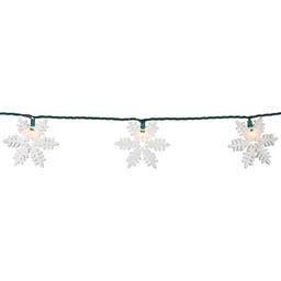 Northlight Seasonal 6ft. Glittered Snowflake Christmas Light Set