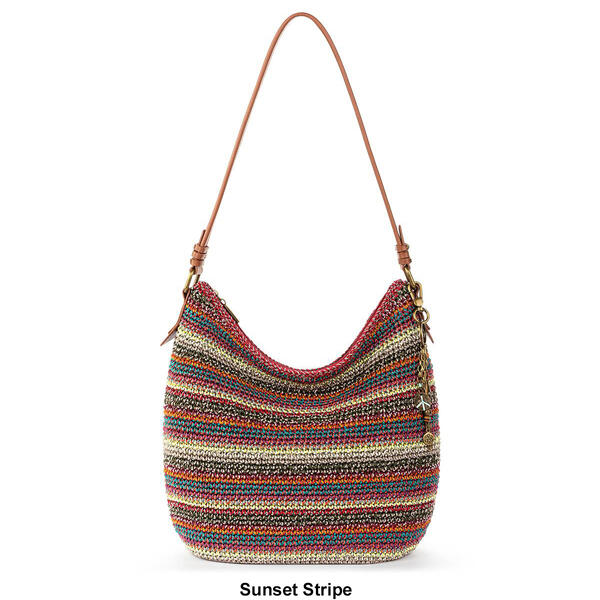 The Sak Sequoia Crochet Hobo - Sand Stripe