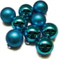 Northlight Seasonal 9pc. Blue Glass Ball Christmas Ornaments - image 1