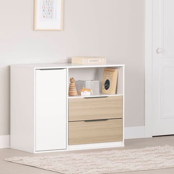 South Shore Hourra 2-Drawer Dresser w/Door