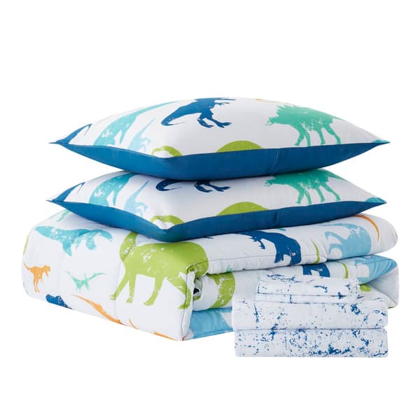 Sweet Home Collection Kids Dinosaurs Bed In A Bag Set