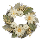 Northlight 22in. Dahlia & Pumpkin Fall Artificial Floral Wreath - image 1