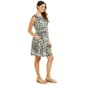 Womens Connected Apparel Sleeveless Floral Pocket A-Line Dress - image 4