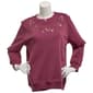 Womens Hasting & Smith Butterfly Floral Fleece Sweatshirt - image 1