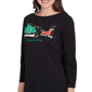 Womens Ruby Rd. Must Haves II Happy Howlidays Tee - image 5