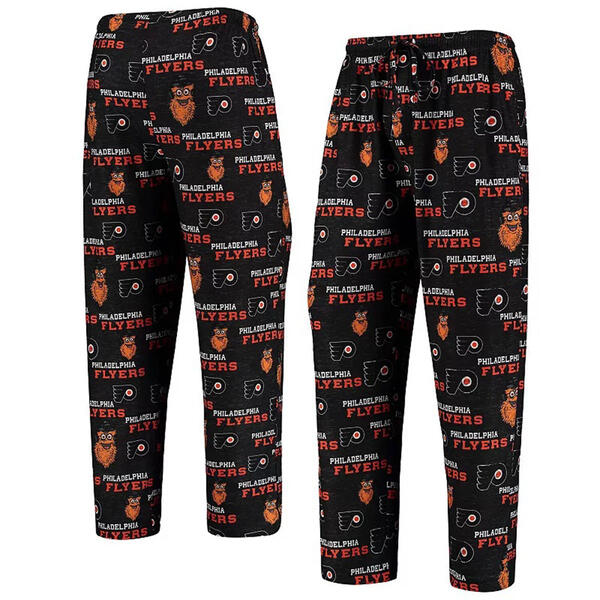 Mens College Concepts Flyers Zest Print Lounge Pants - image 