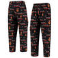 Mens College Concepts Flyers Zest Print Lounge Pants - image 1