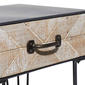 9th & Pike® Black Metal and Wood Modern Accent Table - image 8