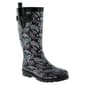 Womens Laila Rowe Paisley Tall Rain Boots - image 1