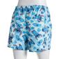 Juniors MJC Disney Stitch Hibiscus Toss Boxer Pajama Shorts - image 2