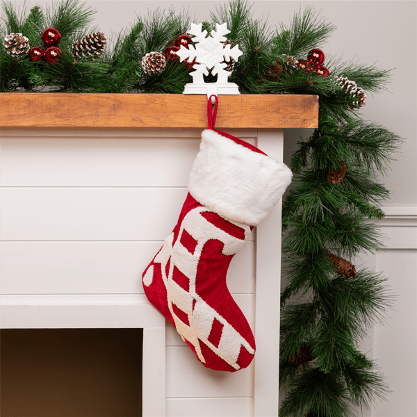 Northlight Reindeer Embroidered Christmas Stockings - Set of 3