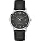 Mens Bulova Hudson Analog Black Strap Watch - 96B441 - image 1
