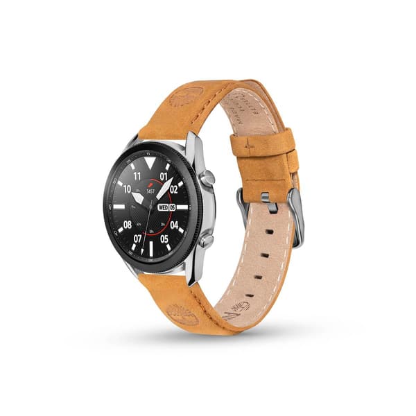 Unisex Timberland Leather 22mm Smart Watchband for Apple Watch&#174;