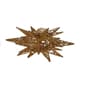 Kurt Adler 16.5in Gold Glitter Wire 3D Star Treetop - image 3