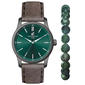 Mens Caribbean Joe Gunmetal-Tone Watch w/ Bracelet - CJSB7174GU.U - image 1