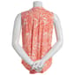 Plus Size Notations Sleeveless Abstract Jacquard High-Low Blouse - image 2