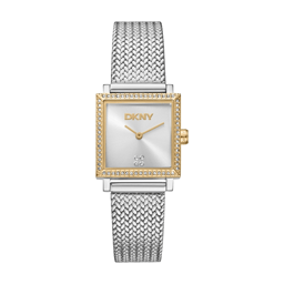 Womens DKNY Milanese Two-Tone Halo Bracelet Watch DK1L173M0115