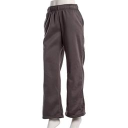 Juniors No Comment Fleece Applique New York Wide Leg Sweatpants