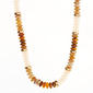 Ashley Cooper(tm)Gold Plated Tonal Brown Stone Beaded Necklace. - image 1