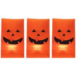 Northlight Seasonal 3pk. Jack-O-Lantern Luminary Pathway Markers