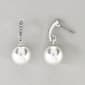Rosa Rhinestones Pearl Pave Post Drop Earrings - image 1
