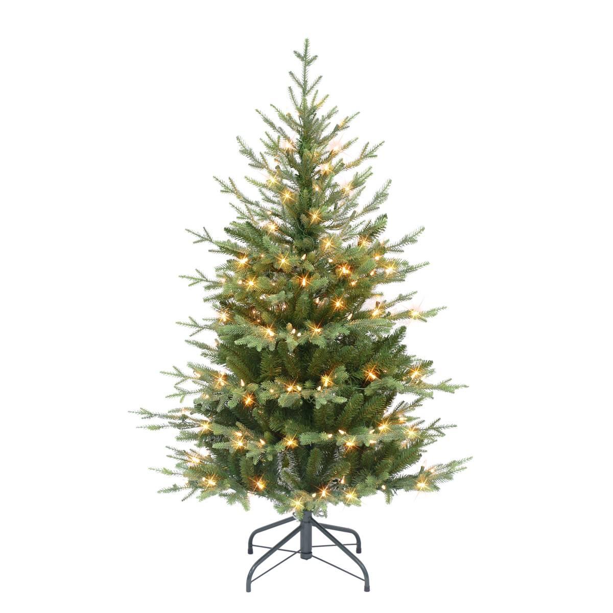 Puleo International 4.5ft. Pre-lit 1069 Tips Slim Balsam Fir Tree