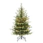 Puleo International 4.5ft. Pre-lit 1069 Tips Slim Balsam Fir Tree - image 1